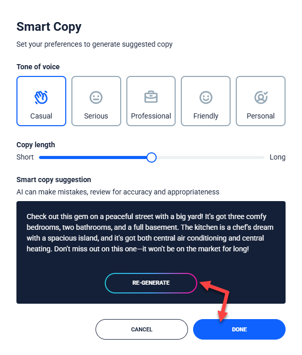 Using SmartCopy in a RISE Email – Rise